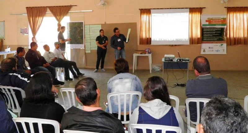 Apresentação dos participantes. Foto: Pedro Ferreira. Diálogo do Uso do Solo em Imbaú (PR)