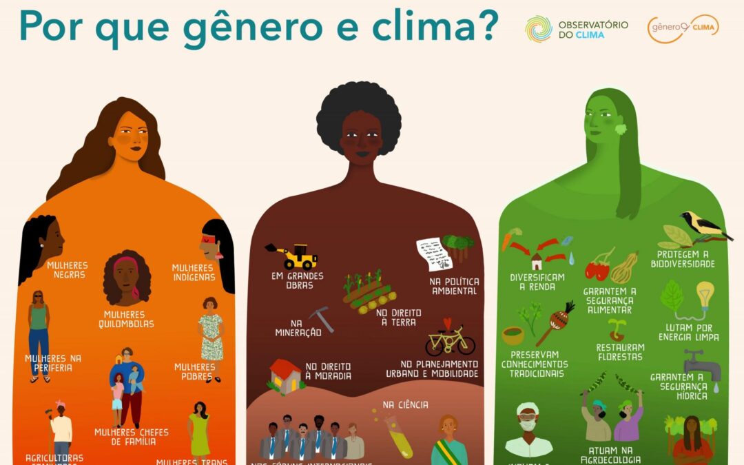 GT de Gênero e Clima lança infográfico com a pergunta “Por que gênero e clima?”