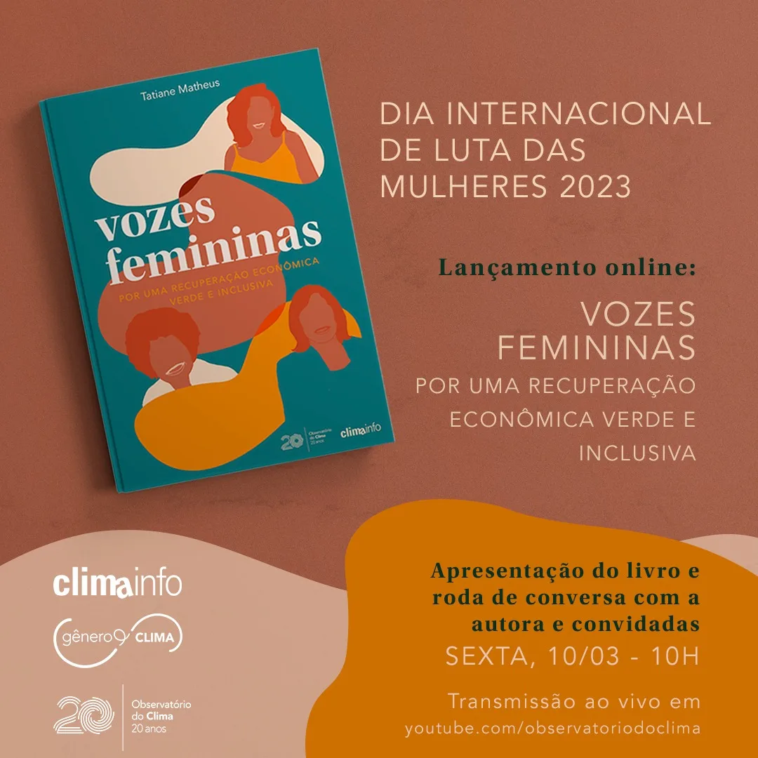 Evento de lançamento do Vozes Femininas