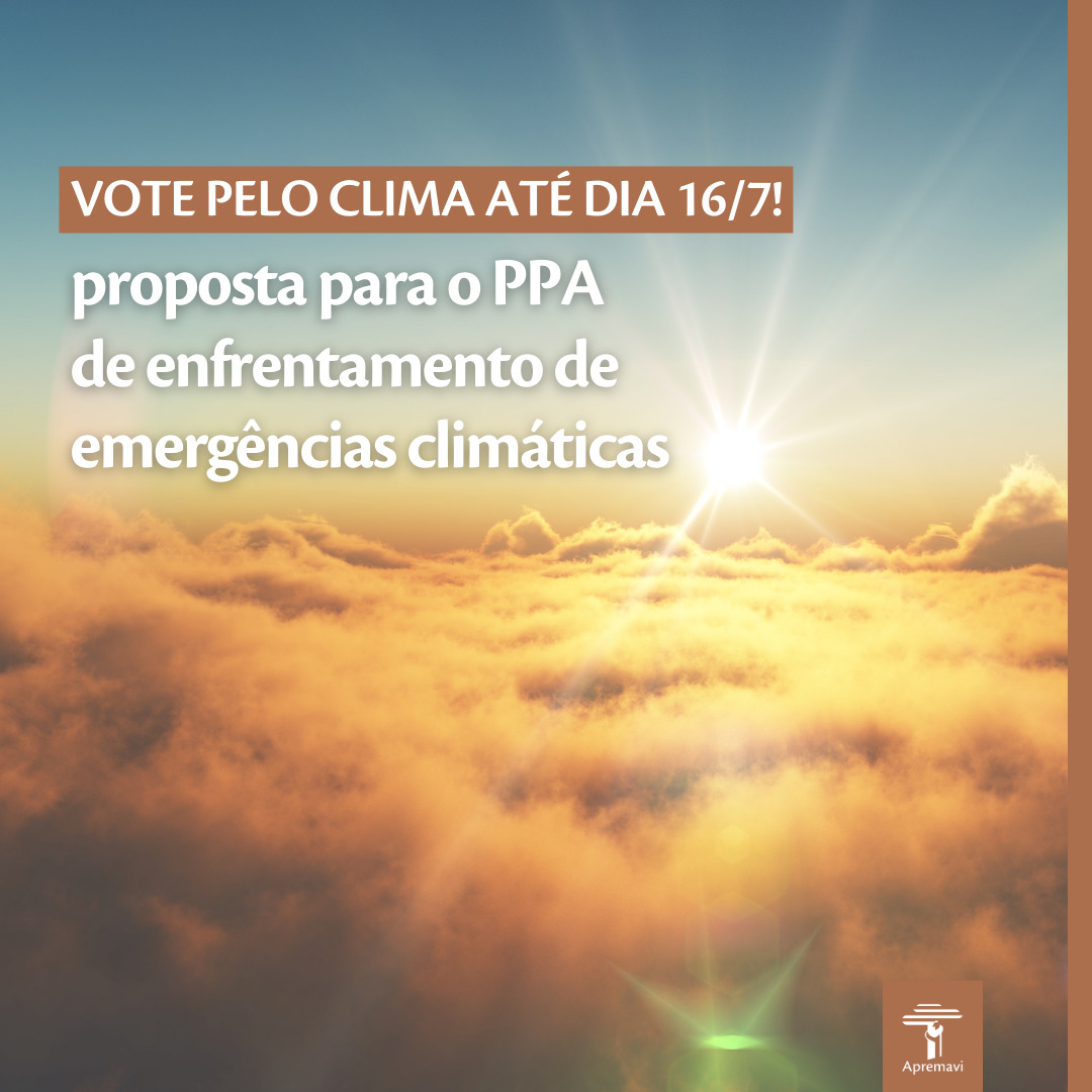 Plano Participativo: vote pelo enfrentamento da emergência climática