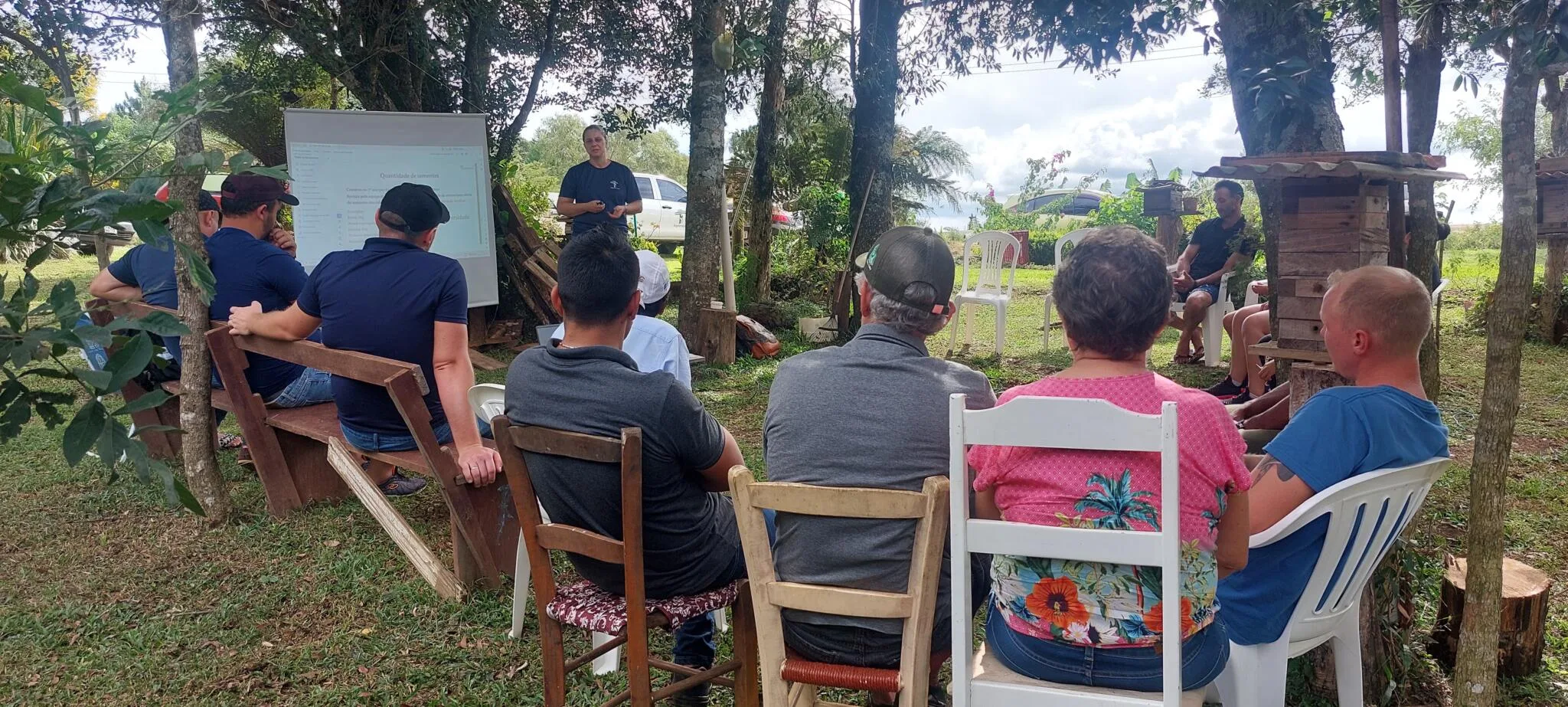 Um ano da rede de sementes de Abelardo Luz (SC). Foto: Edilaine Dick