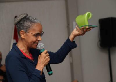 Marina Silva recebe prêmio Onda Verde. Foto: Jessica Michels