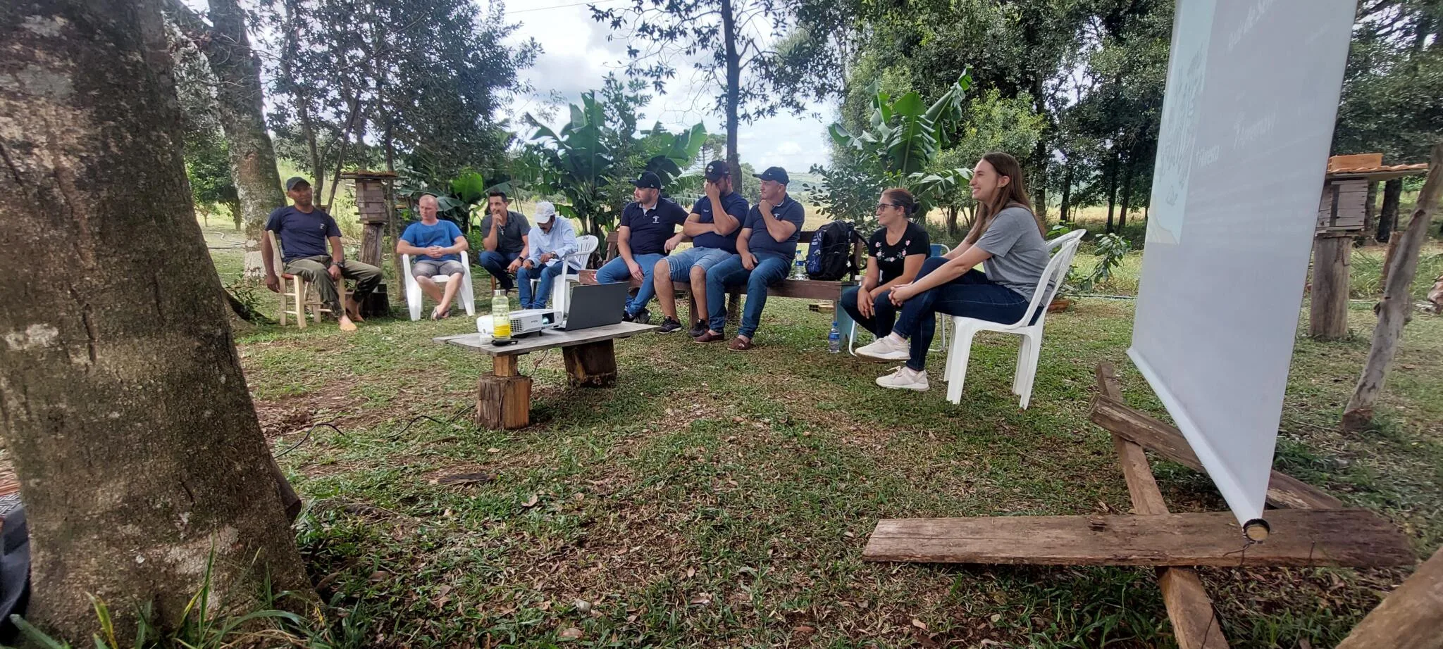 Um ano da rede de sementes de Abelardo Luz (SC). Foto: Edilaine Dick