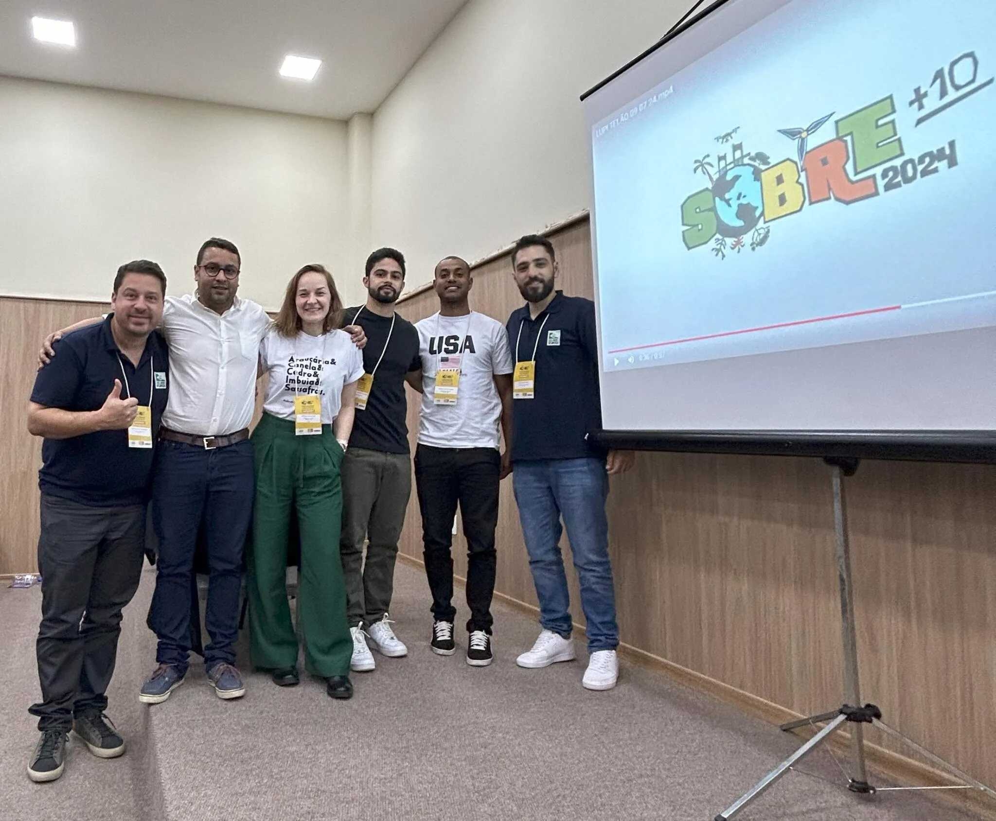 DapWeb, Artcom, SOS Mata Atlântica, Apremavi na sessão simultânea da SOBRE. Foto: Thamara Santos de Almeida