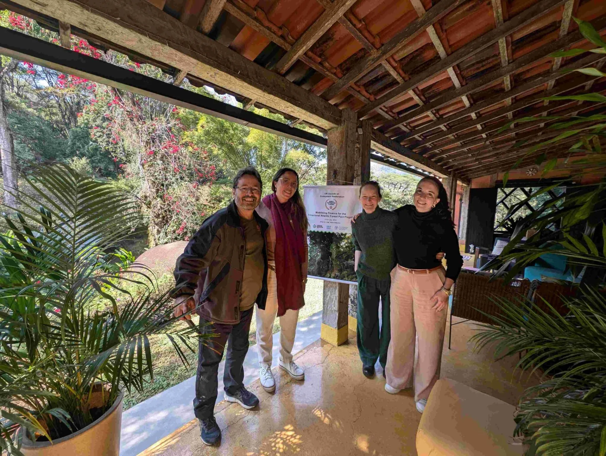Encontro da Década da Restauração da ONU no âmbito do Pacto Trinacional da Mata Atlântica em Duque de Caxias (RJ) Foto Carolina Schäffer e Arquivos do Pacto