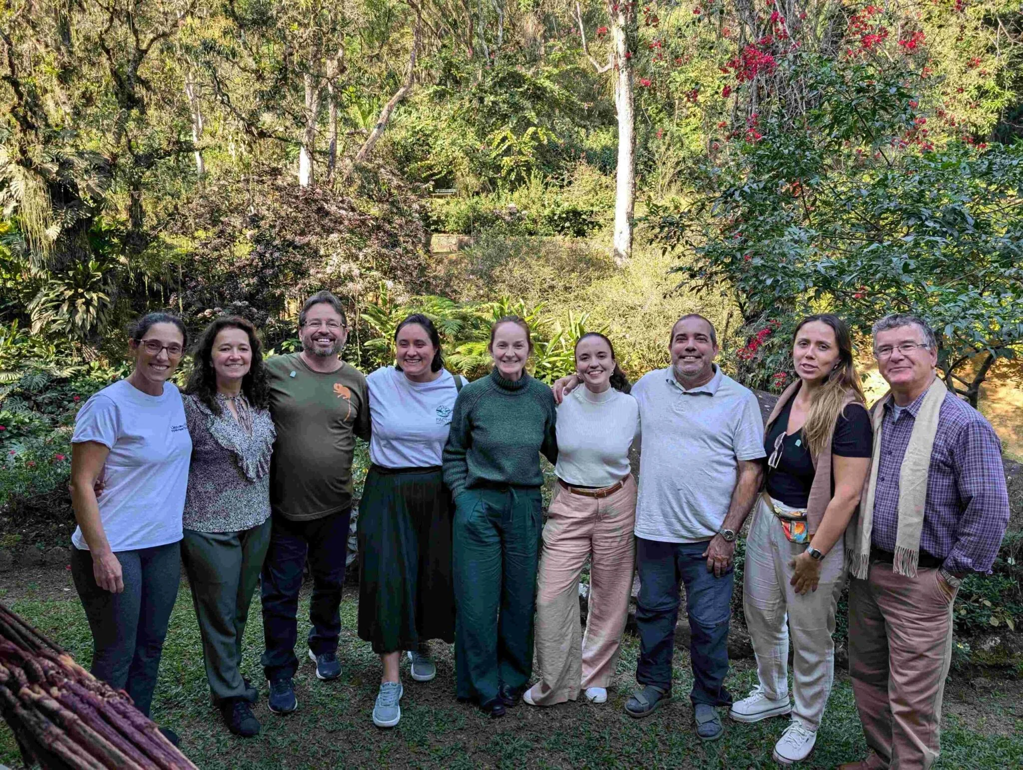 Registros do Encontro da Década da Restauração da ONU no âmbito do Pacto Trinacional da Mata Atlântica em Duque de Caxias (RJ) Foto Carolina Schäffer e Arquivos do Pacto
