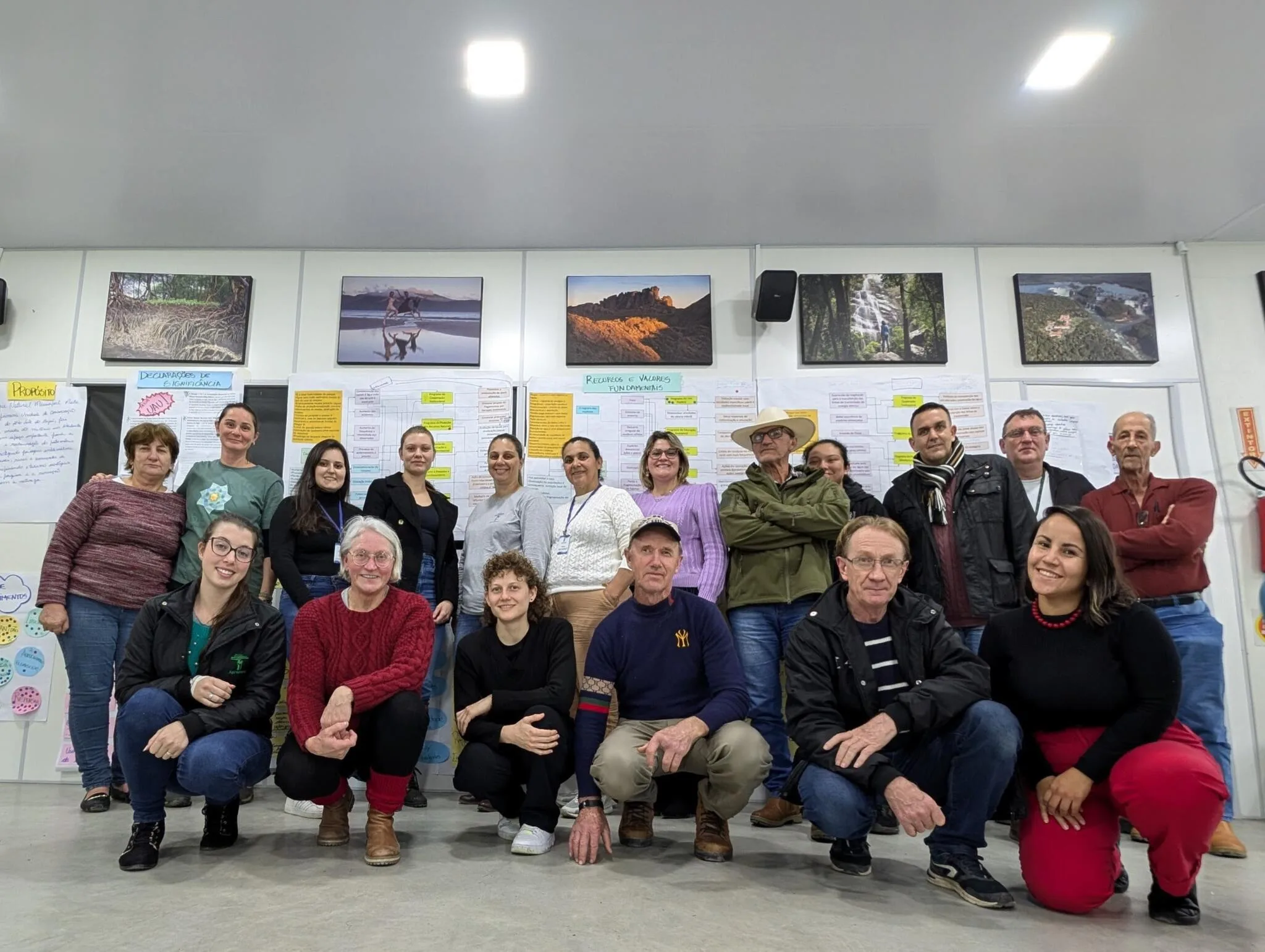 Participantes da oficina de validação do plano de manejo do Parque Mata Atlantica Foto Carolina Schäffer