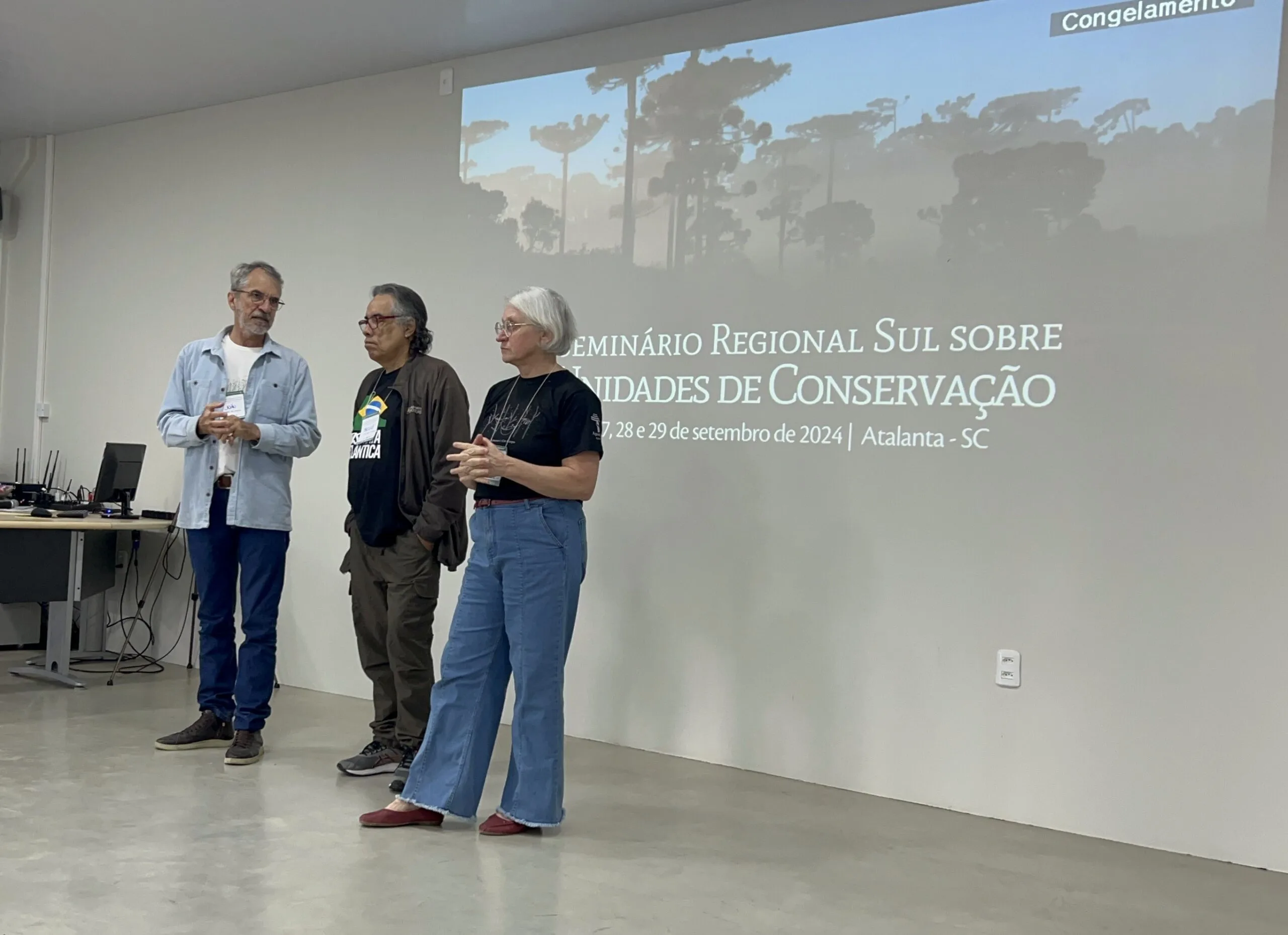 Abertura do Seminário Regional da Região Sul de Unidades de Conservação 