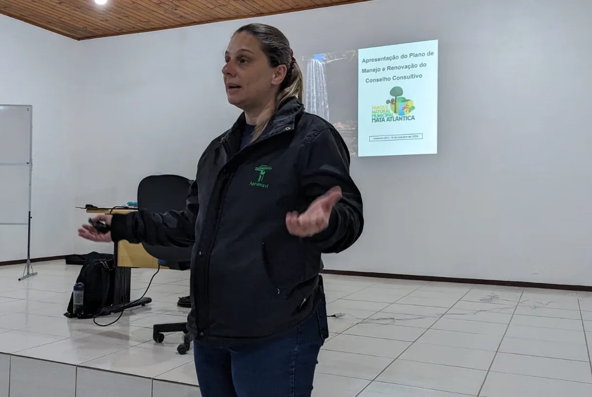 Evento de entrega do Plano de Manejo do PNMMA no dia 10 de outubro de 2024.