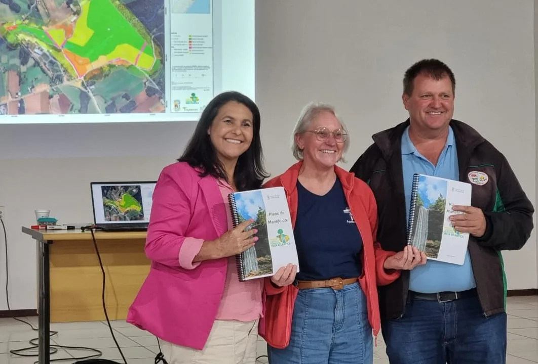 Evento de entrega do Plano de Manejo do PNMMA no dia 10 de outubro de 2024.