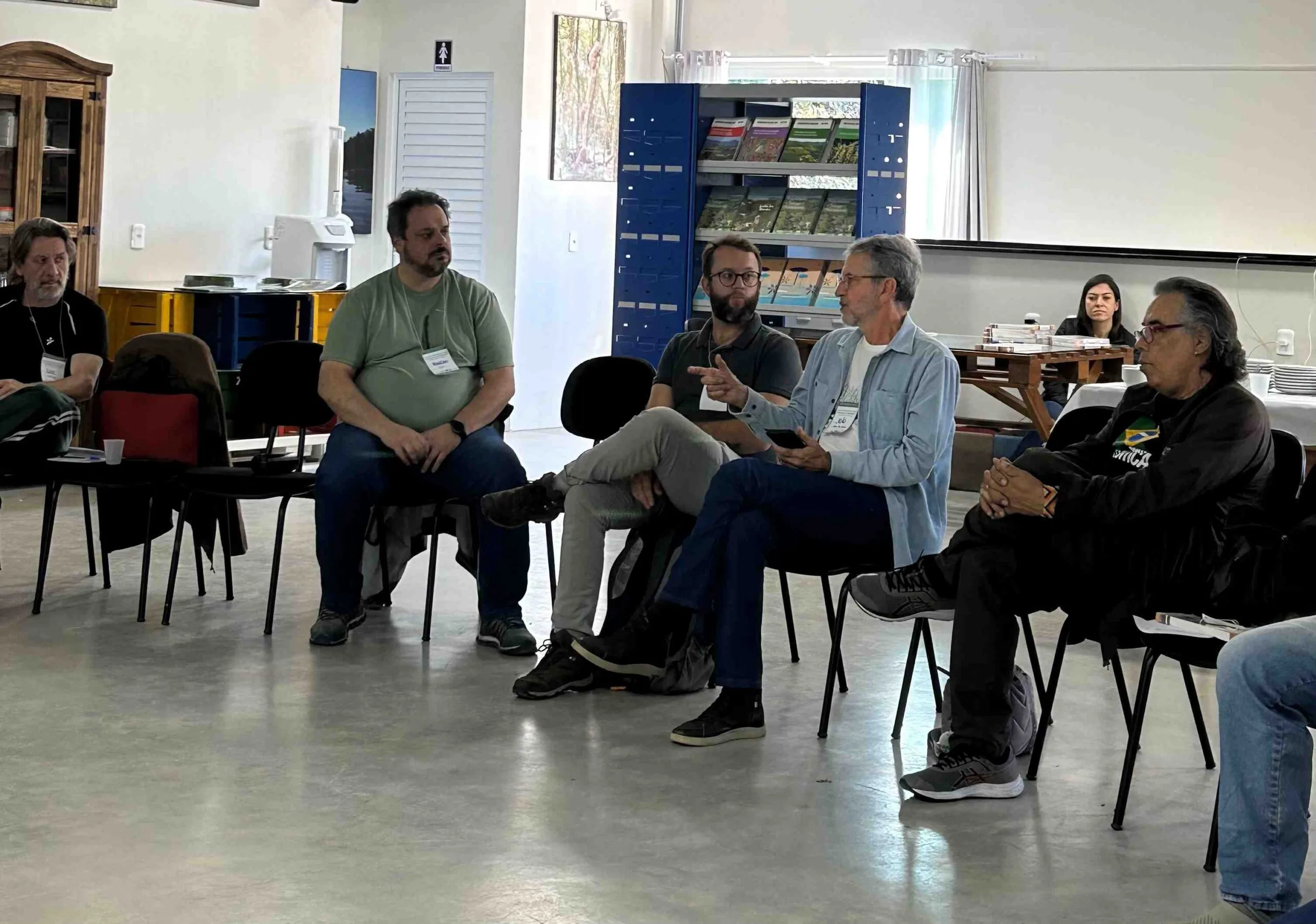 Fala de João de Deus Medeiros durante o eminário Regional da Região Sul de Unidades de Conservação