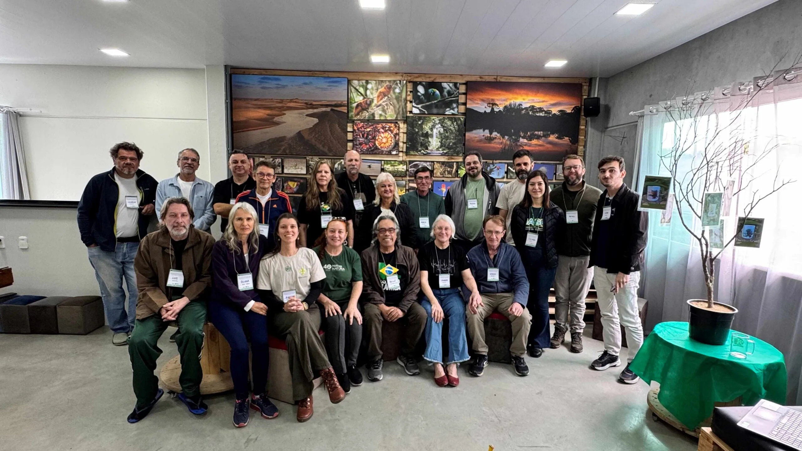 Participantes do Seminário Regional da Região Sul sobre Unidades de Conservação. 
