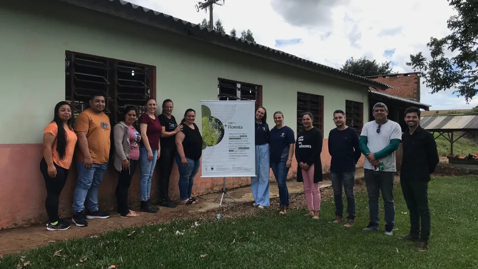 Registros das atividades do programa Geração +Floresta.