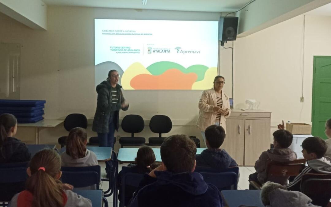 Escolas de Atalanta participam da mobilização sobre o futuro centro turístico da cidade