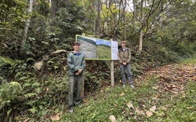 Jovens alemães cruzam o Atlântico para aprender sobre restauração com a Apremavi